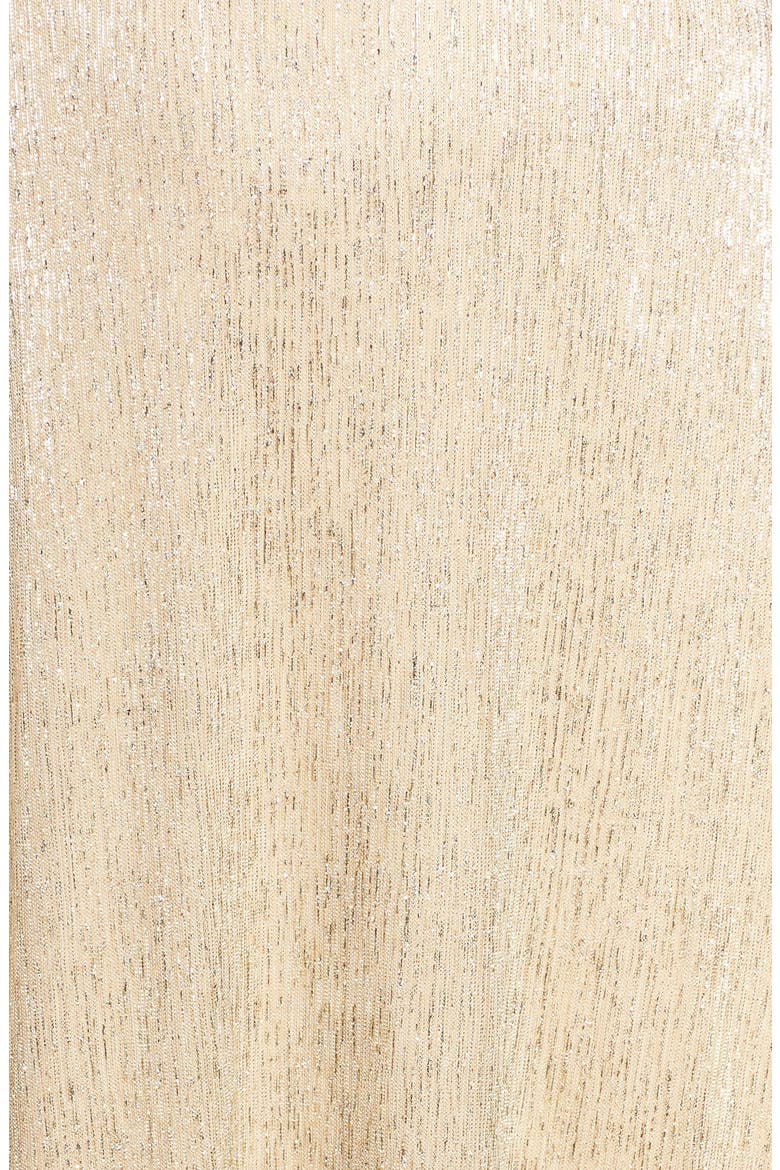 Blouson Shimmer Gown, Alternate, color, TAUPE GOLD