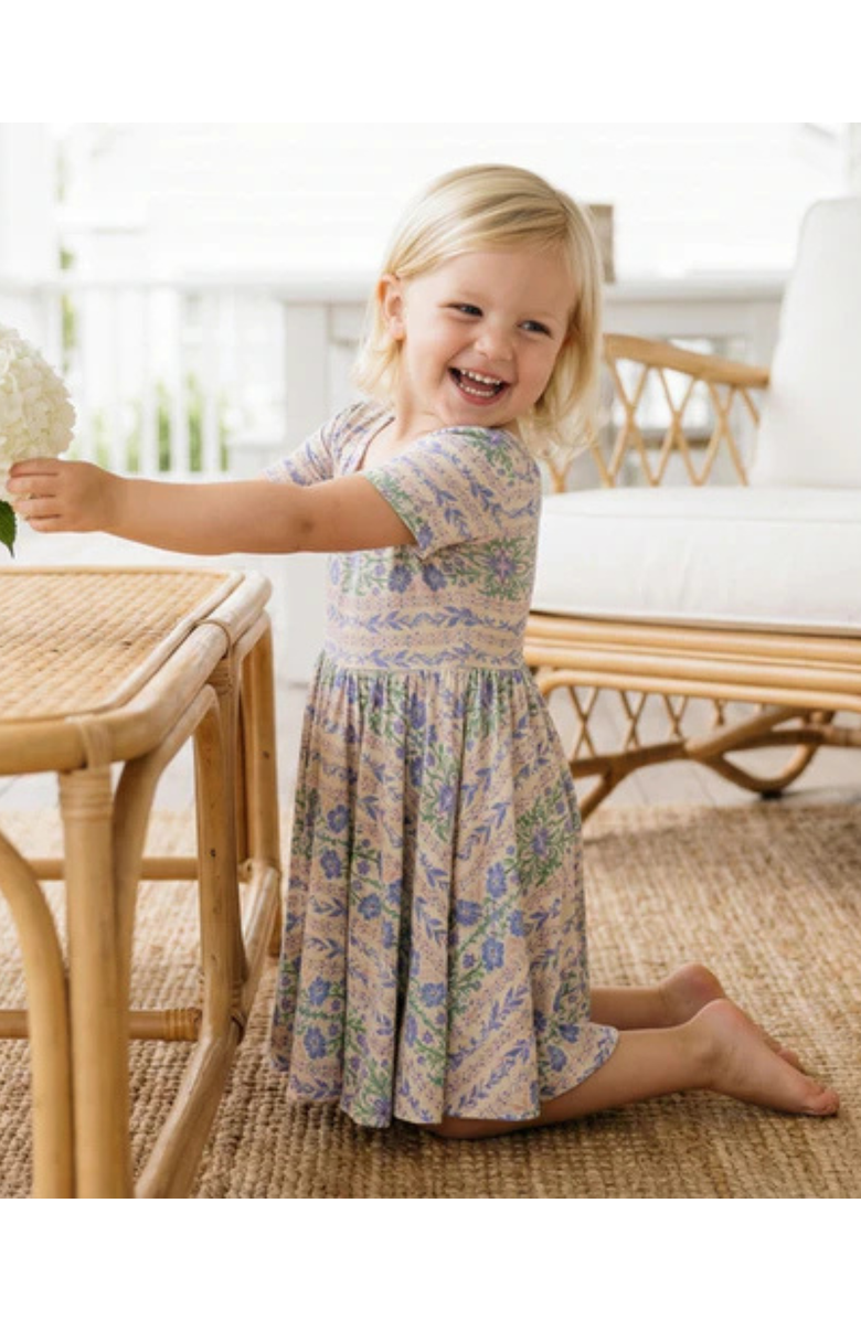 Motette Spring Cascade Twirl Dress, Alternate, color, Spring Cascade