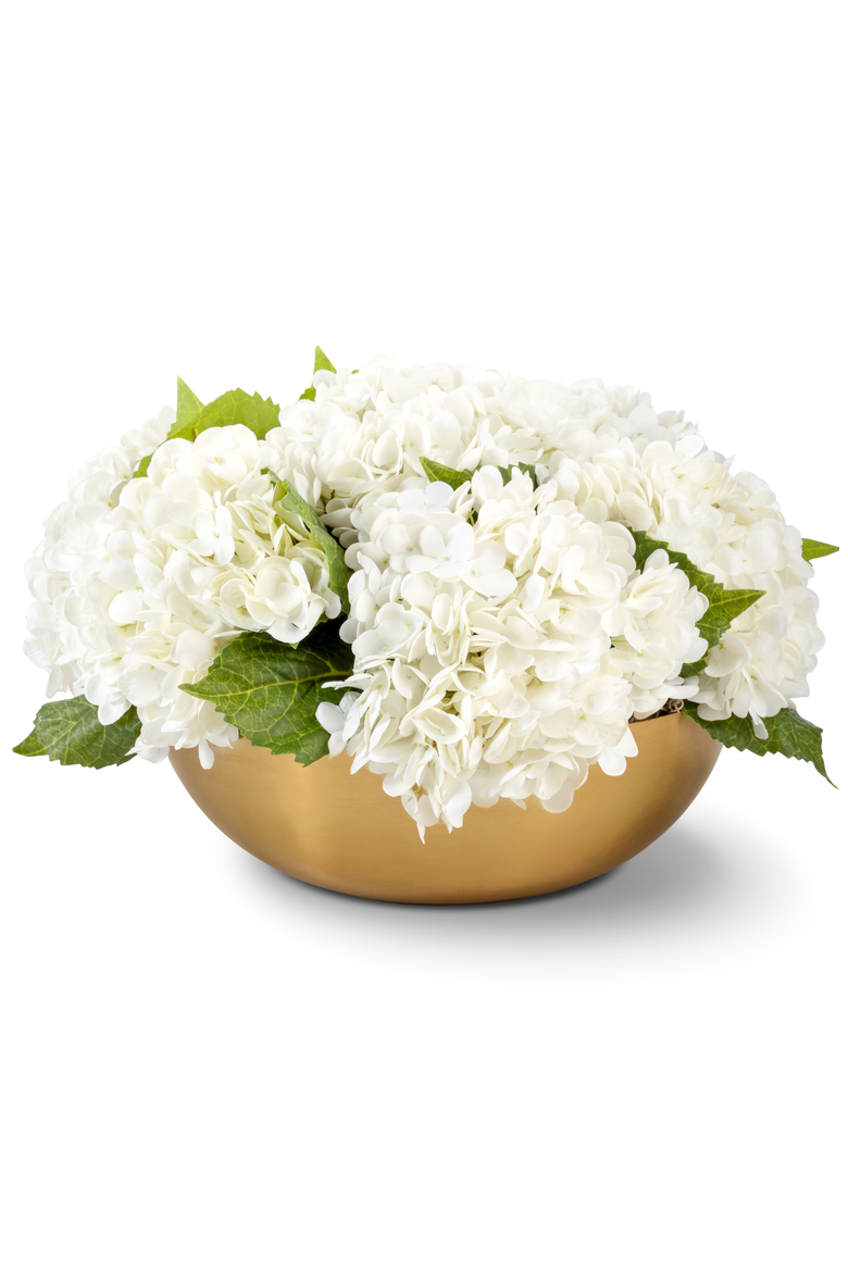 Ian Realtouch Hydrangea Arrangement, Main, color, Snow