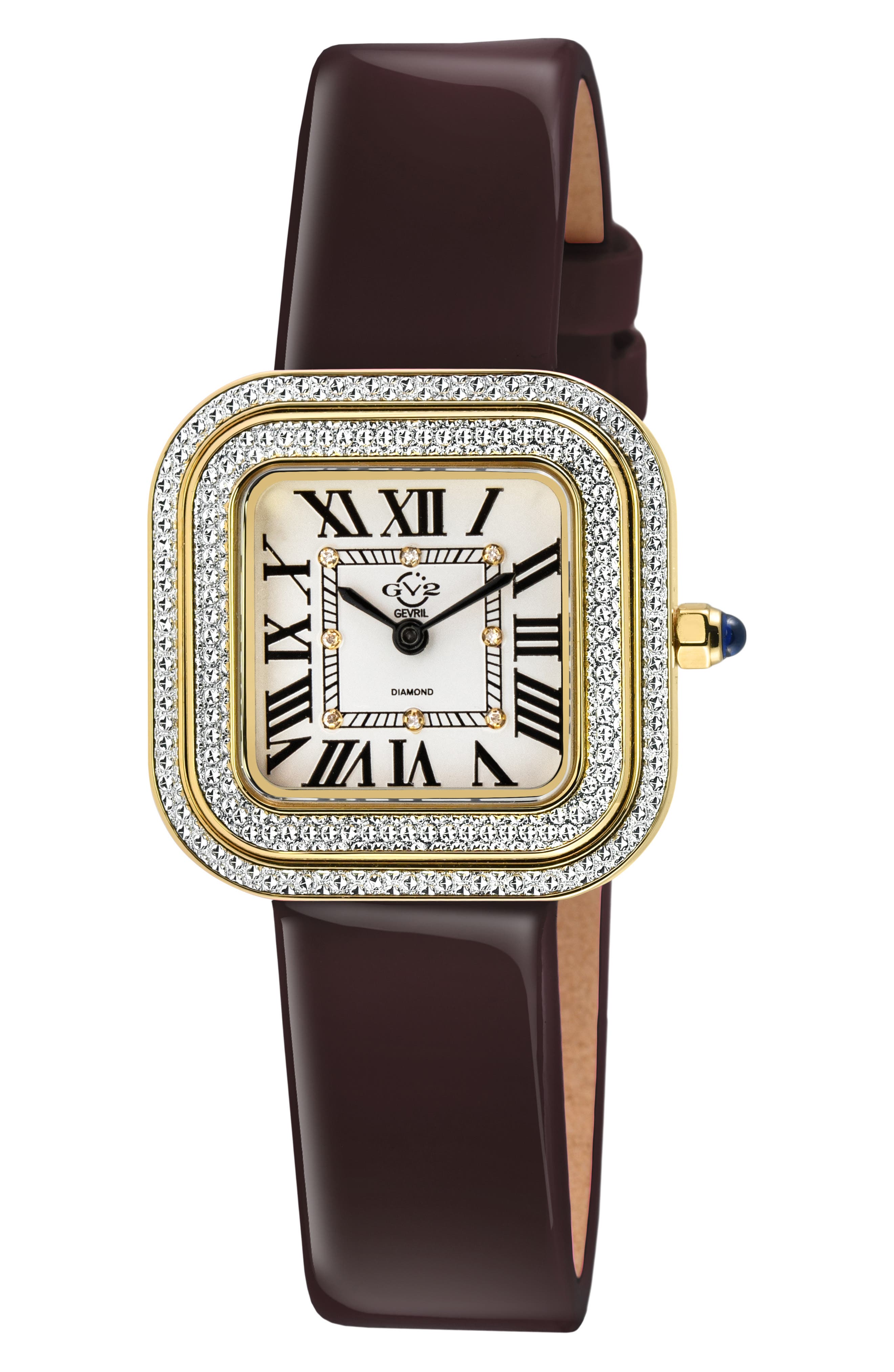 GV2 Bellagio Diamond Swiss Bracelet Watch, 30mm