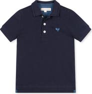 Hope & Henry Kids' Organic Short Sleeve Knit Pique Polo Shirt