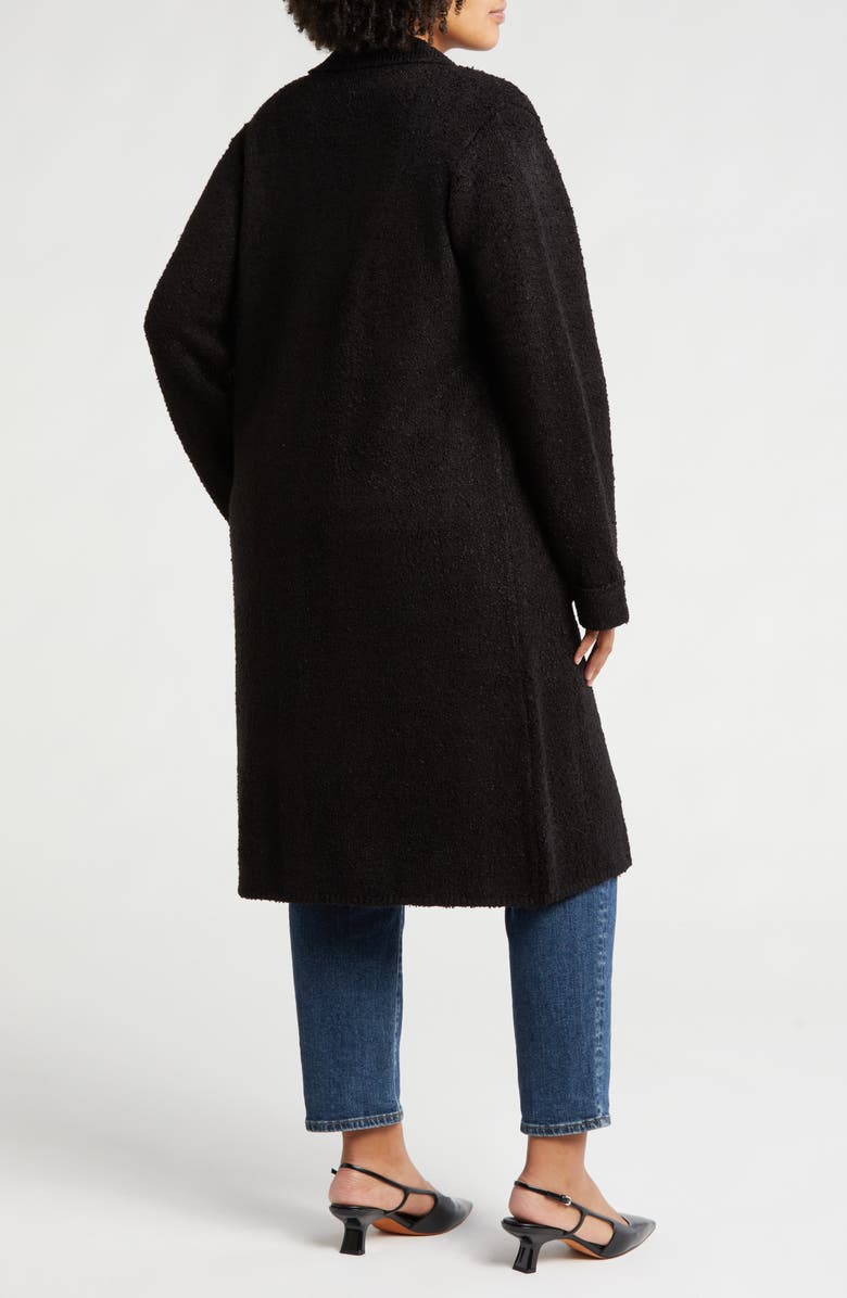 BY DESIGN Whitney Bouclé Cardigan, Alternate, color, Black