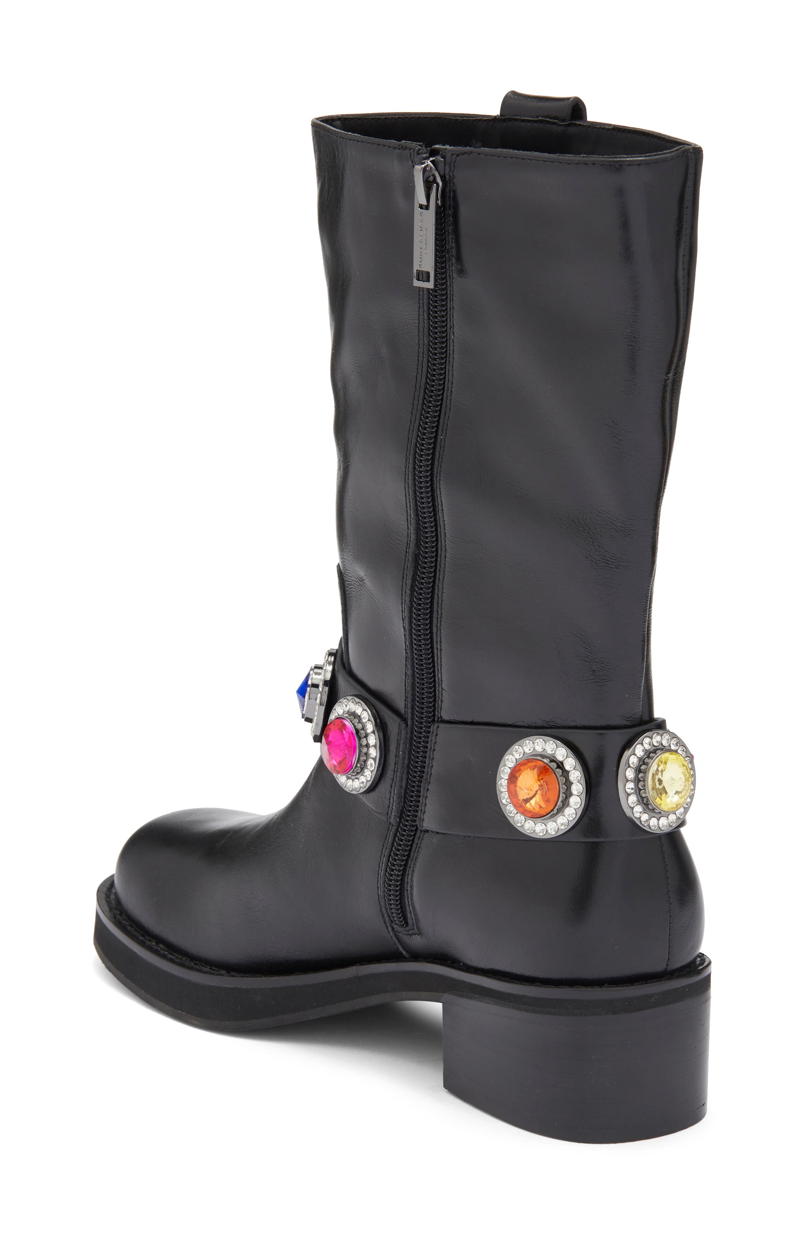 Kurt Geiger London Octavia Bejeweled Boot, Alternate, color, Black/ Comb