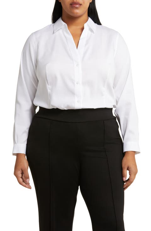 売れ筋商品|||ジョーンズニューヨーク カットソー トップス レディース Plus Size Side-Button Blouse Jones White ジョーンズニューヨーク レディース カットソー トップス Plus