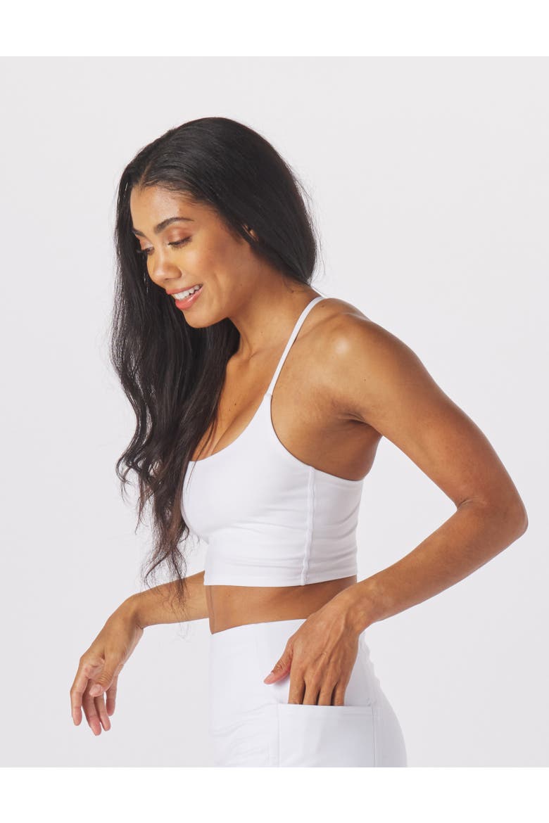 Pure Bra, Alternate, color, White