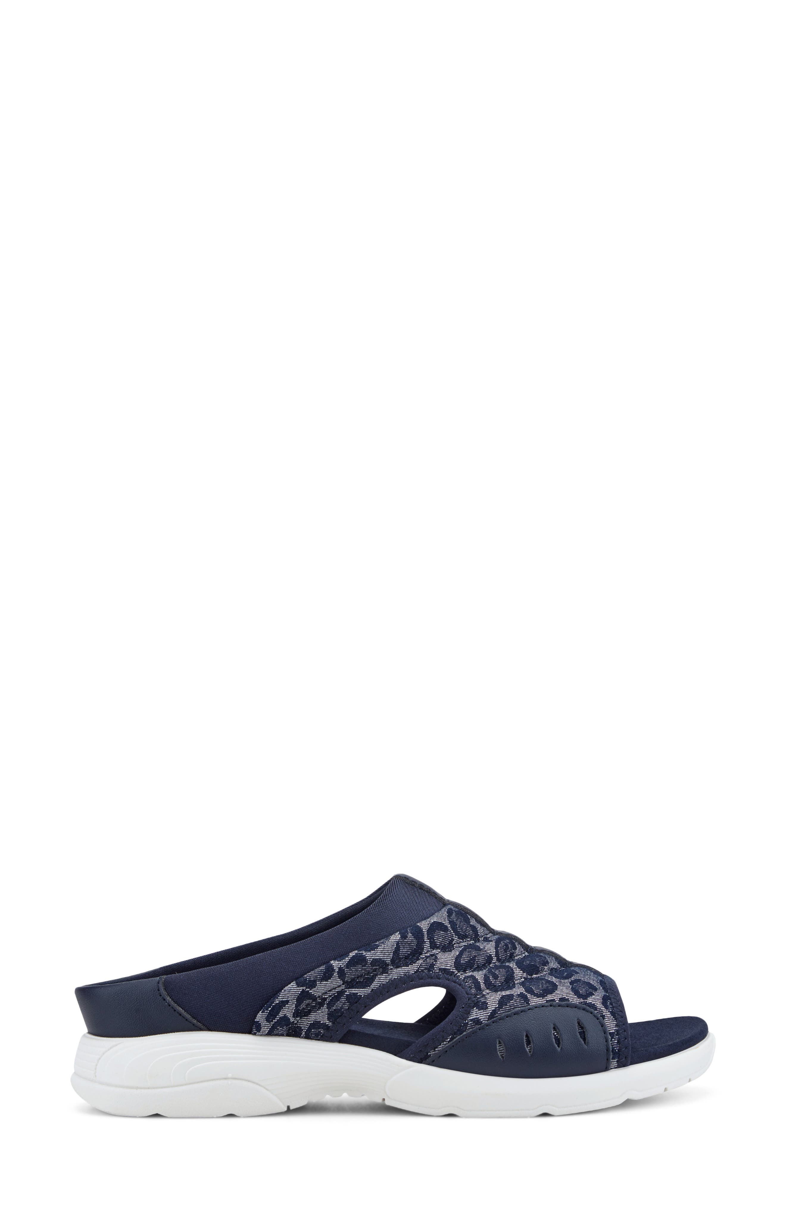 Easy Spirit Traciee Slide Sandal, Alternate, color, Medium Blue