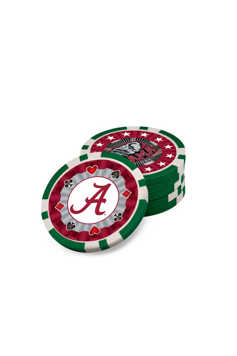 Alabama Crimson Tide 300 Piece Poker Set, Alternate, color, Multicolor