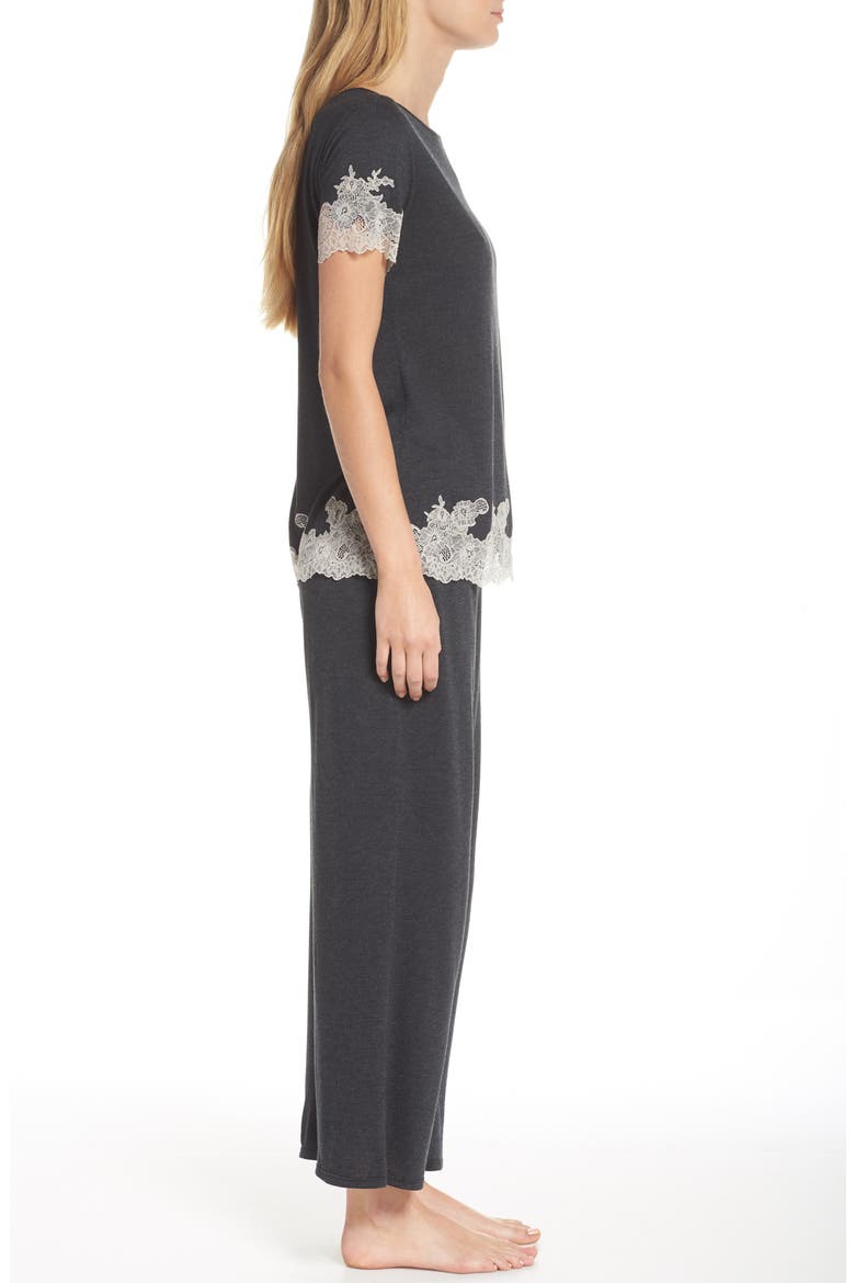 Luxe Shangri-La Pajamas, Alternate, color, ANTHRACITE