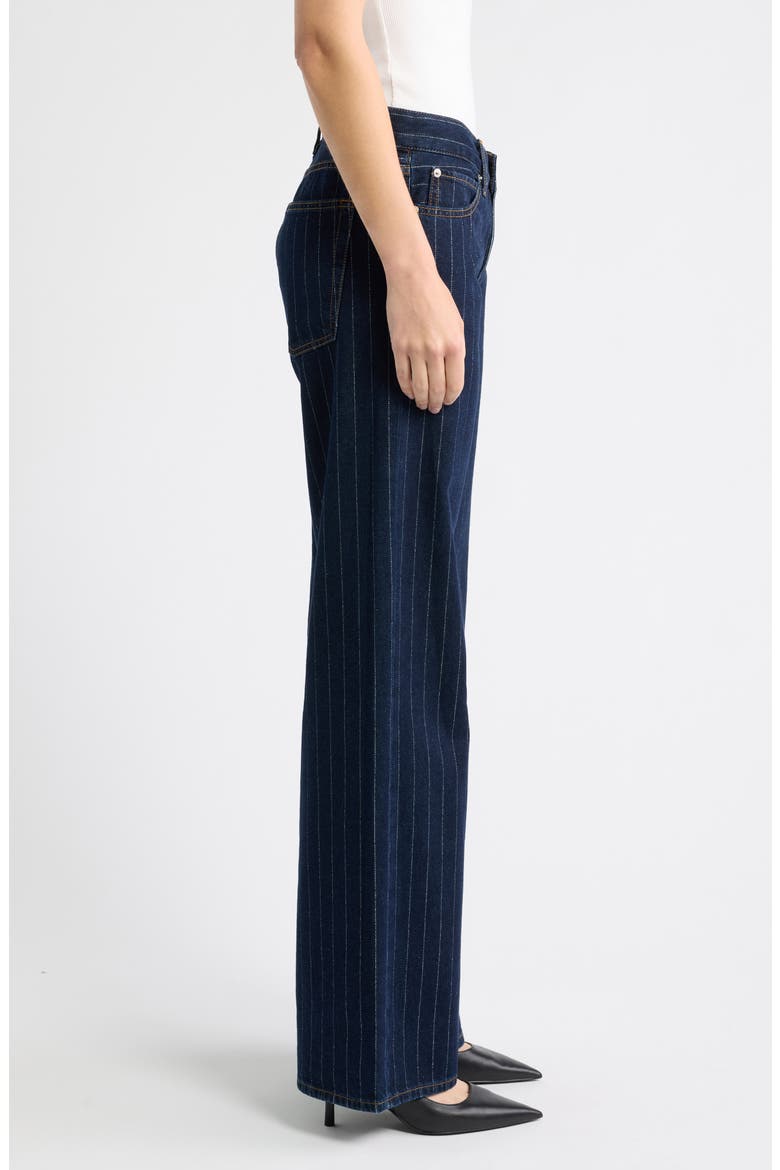 The Saturday High Waist Straight Leg Jeans, Alternate, color, MOON THREAD