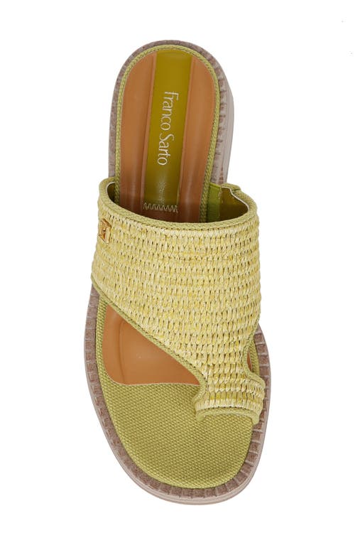 Shop Franco Sarto Sia Slide Sandal In Green
