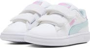 PUMA Kids' Smash Badges Dual Strap Sneaker