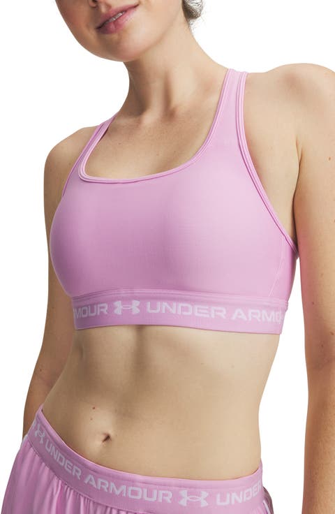 HeatGear® Mid Cross Back Sports Bra