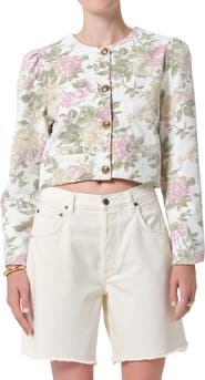 Citizens of Humanity Floral Cotton Twill Jacket
