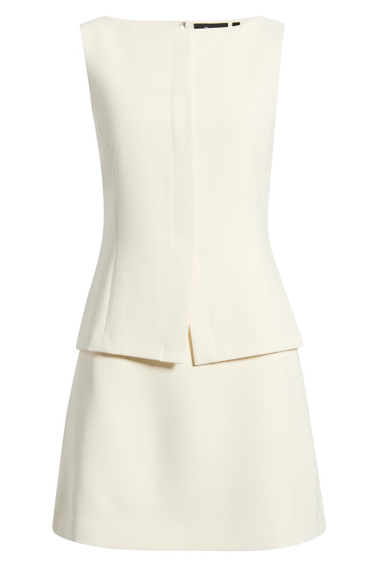 Boat Neck Minidress, Main, color, RICE - Y0C