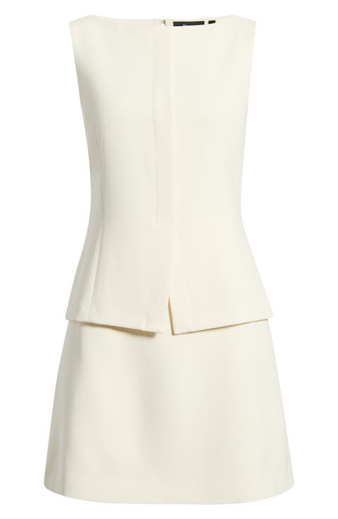Boat Neck Minidress