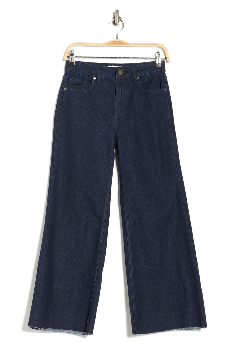 Retro Palazzo Wide Leg Jeans, Alternate, color, RINSE