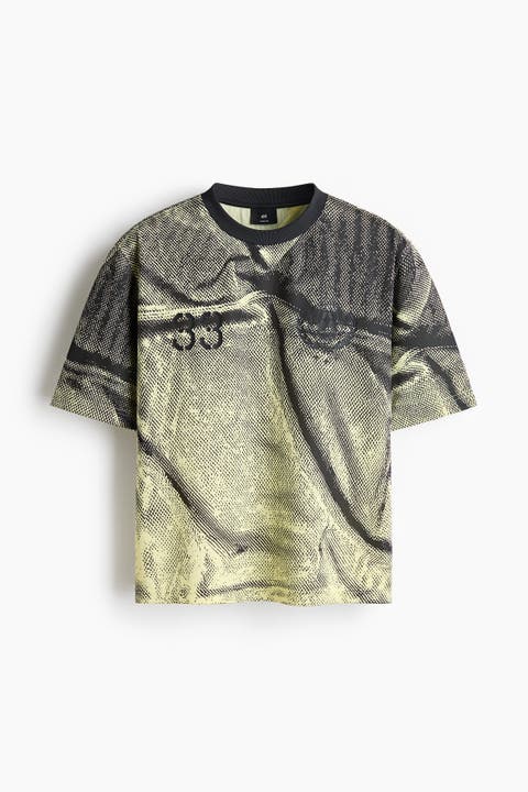 Oversized Fit Boxy-style Printed T-shirt
