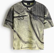 H&M Oversized Fit Boxy-style Printed T-shirt