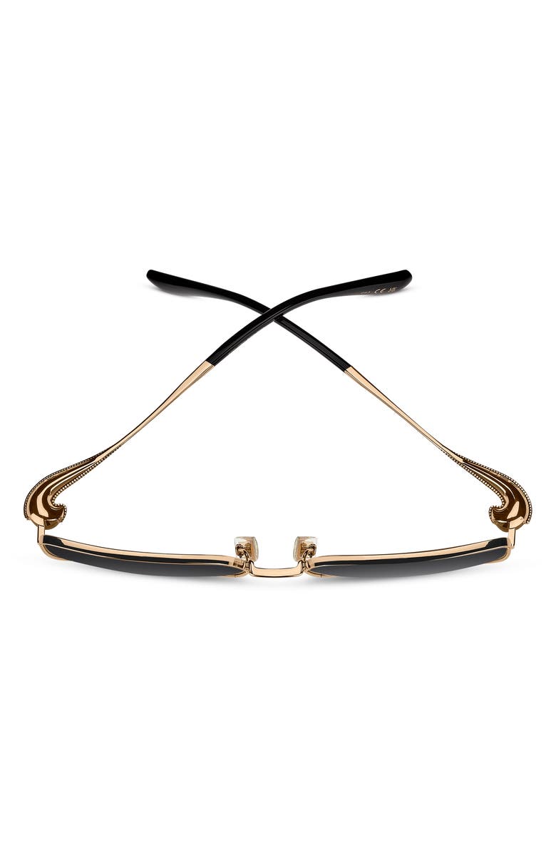 Etro 59mm Geometric Square Sunglasses, Alternate, color, Rose Gold/ Dark Grey Sf