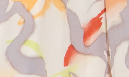 Joie Brisa Short Sleeve Silk Top In Multi