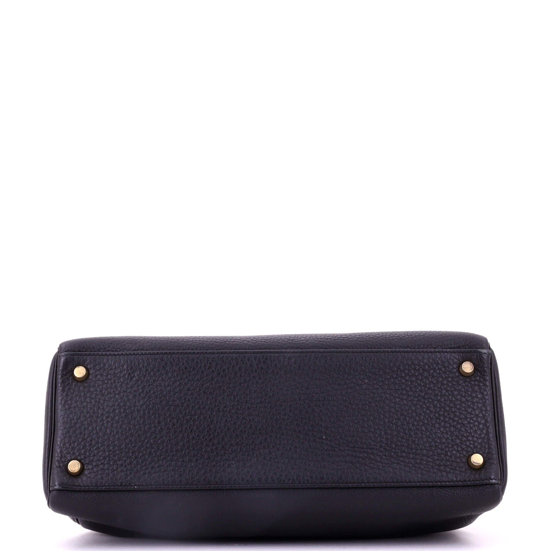 Kelly Handbag Black Togo with Gold Hardware 32, Alternate, color, Black