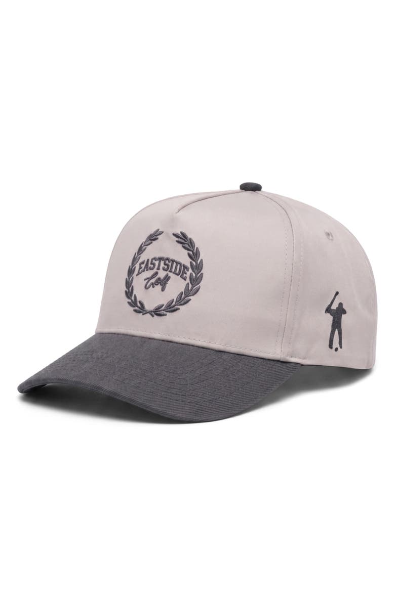 Eastside Golf Statement Snapback Ball Cap, Main, color, Opal Grey/Charcoal Grey