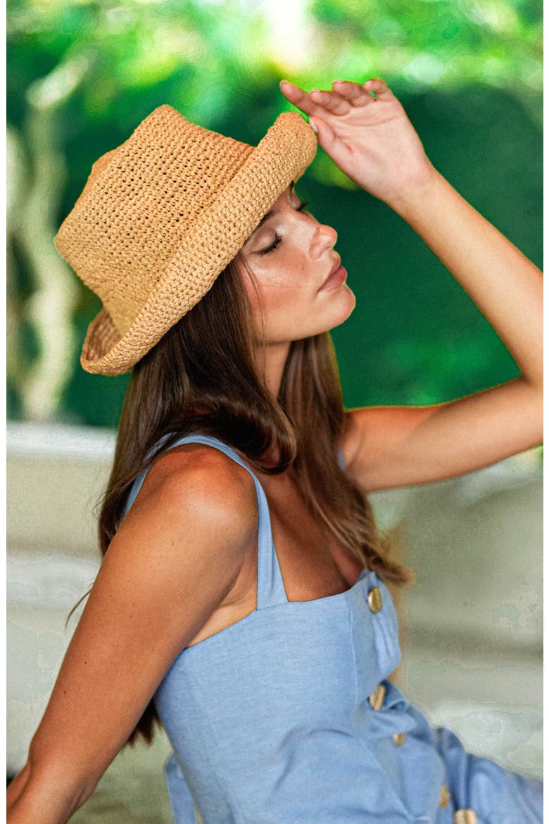 Alir Woven Raffia Sun Ha, Alternate, color, Beige