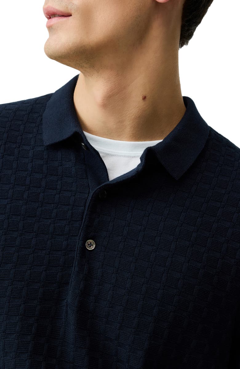 Rodd & Gunn Redruth Long Sleeve Polo, Alternate, color, Navy