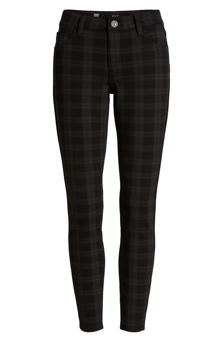 KUT from the Kloth Plaid Skinny Ponte Pants, Alternate, color, 