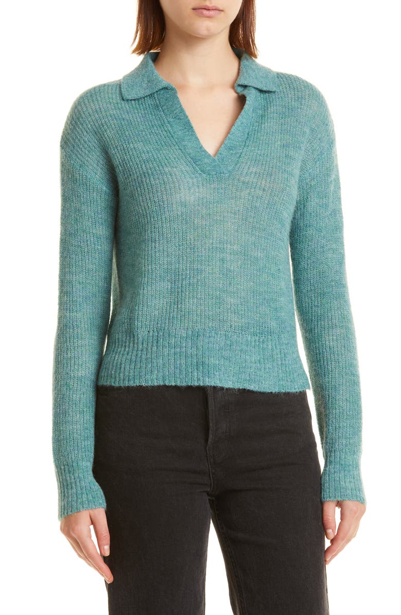 Monrow Polo Sweater, Main, color,
