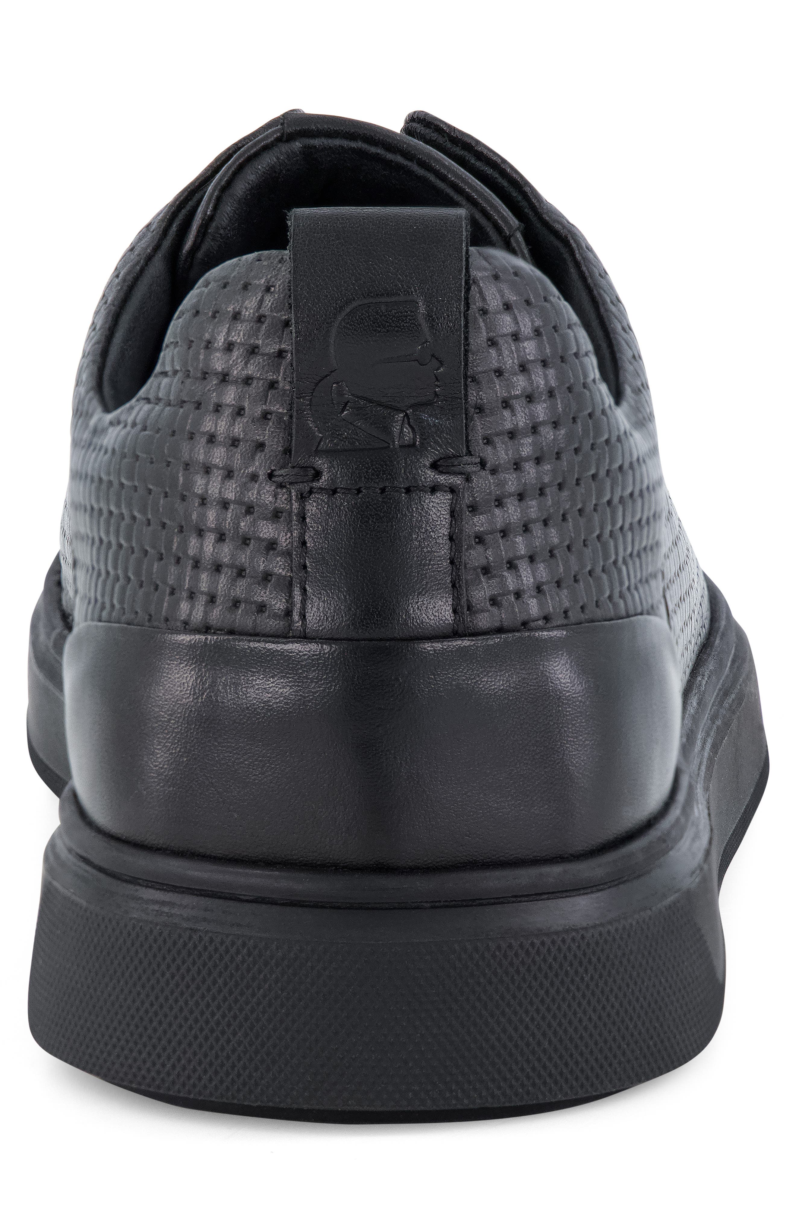 KARL LAGERFELD PARIS Laceless Sneaker, Alternate, color, Black