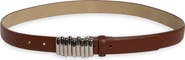 Steve Madden Ridged Plaque Belt