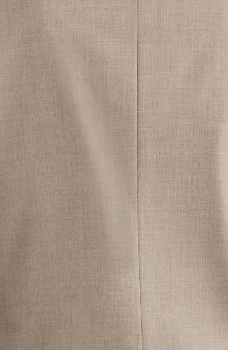 Nordstrom Henrik Trim Fit Solid Stretch Wool Suit Jacket, Alternate, color, Brown Taupe