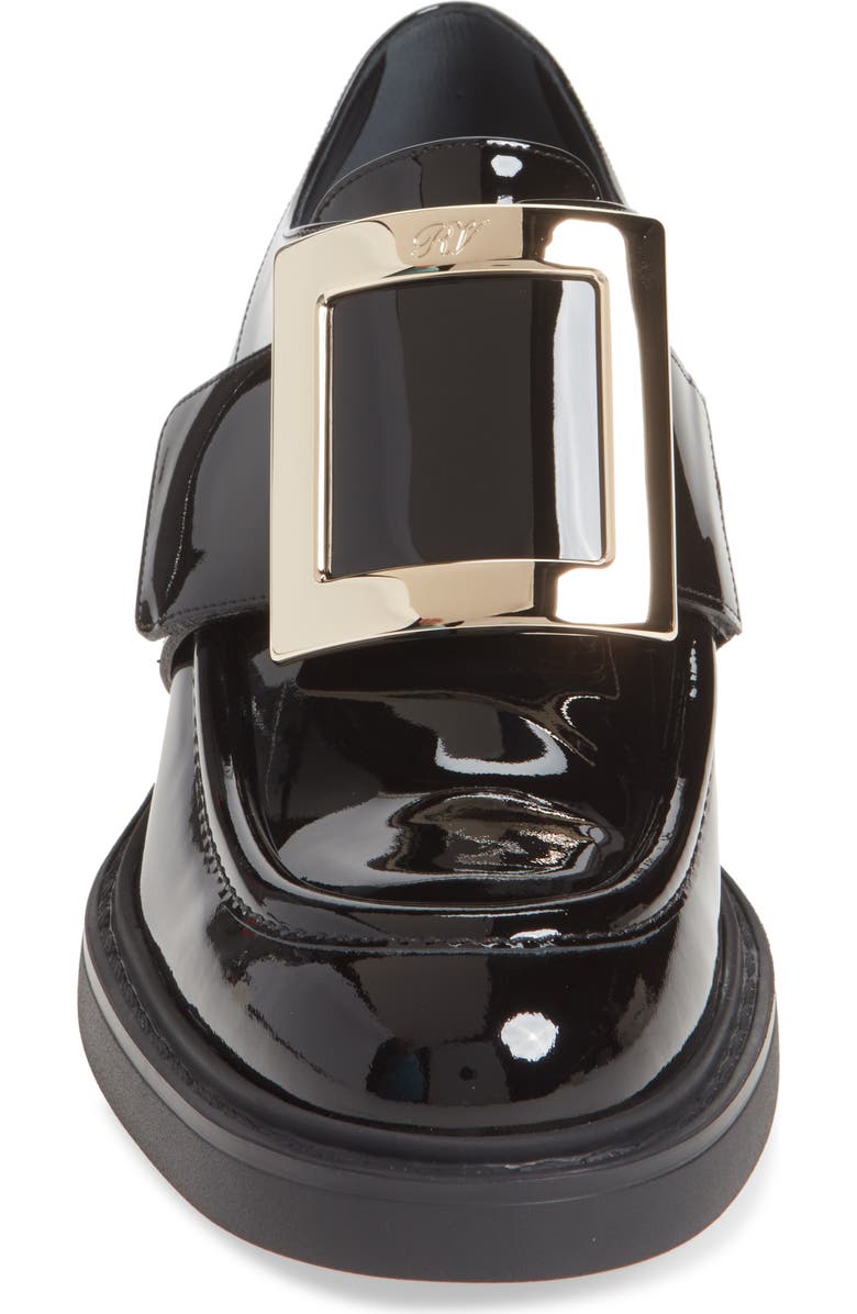 Roger Vivier Viv Rangers Buckle Loafer, Alternate, color,