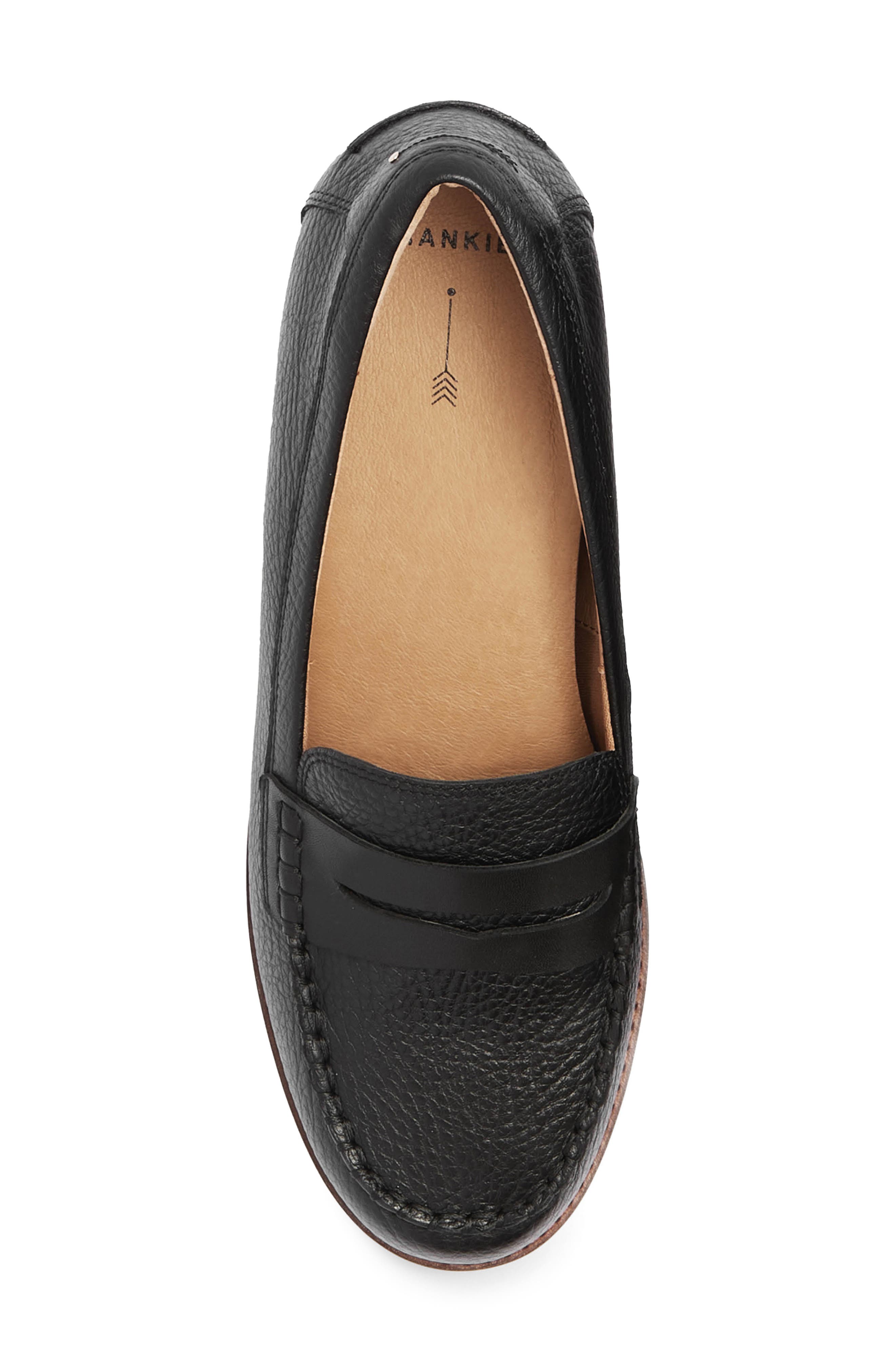 FRANKIE4 Franklin Penny Loafer, Alternate, color, Black Tumbled