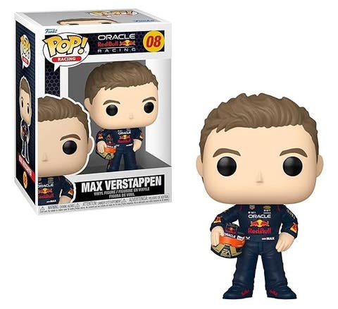 Max Verstappen w/Helmet (Team Read Bull) Funko Pop!