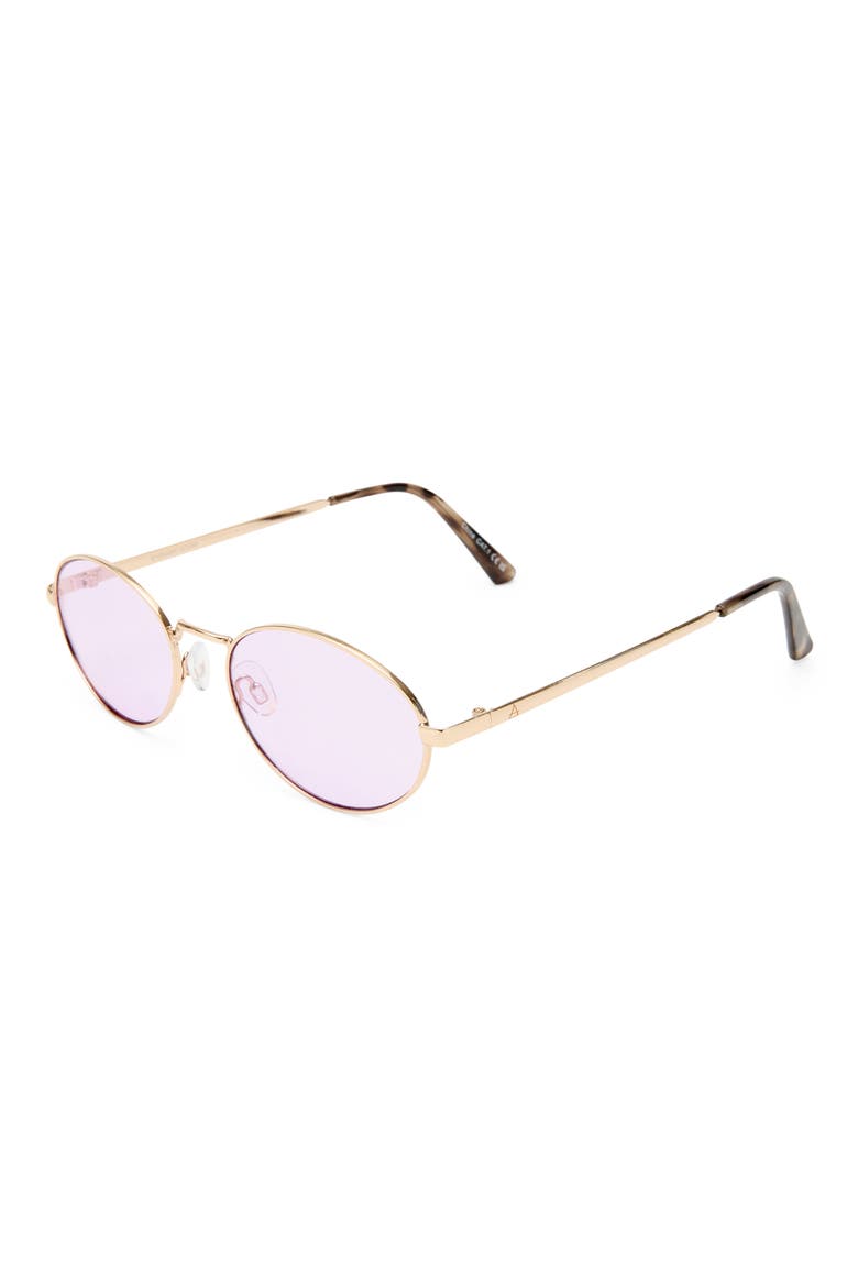 Ephermeris 56mm Oval Sunglasses, Alternate, color, GOLD / LILAC TINT