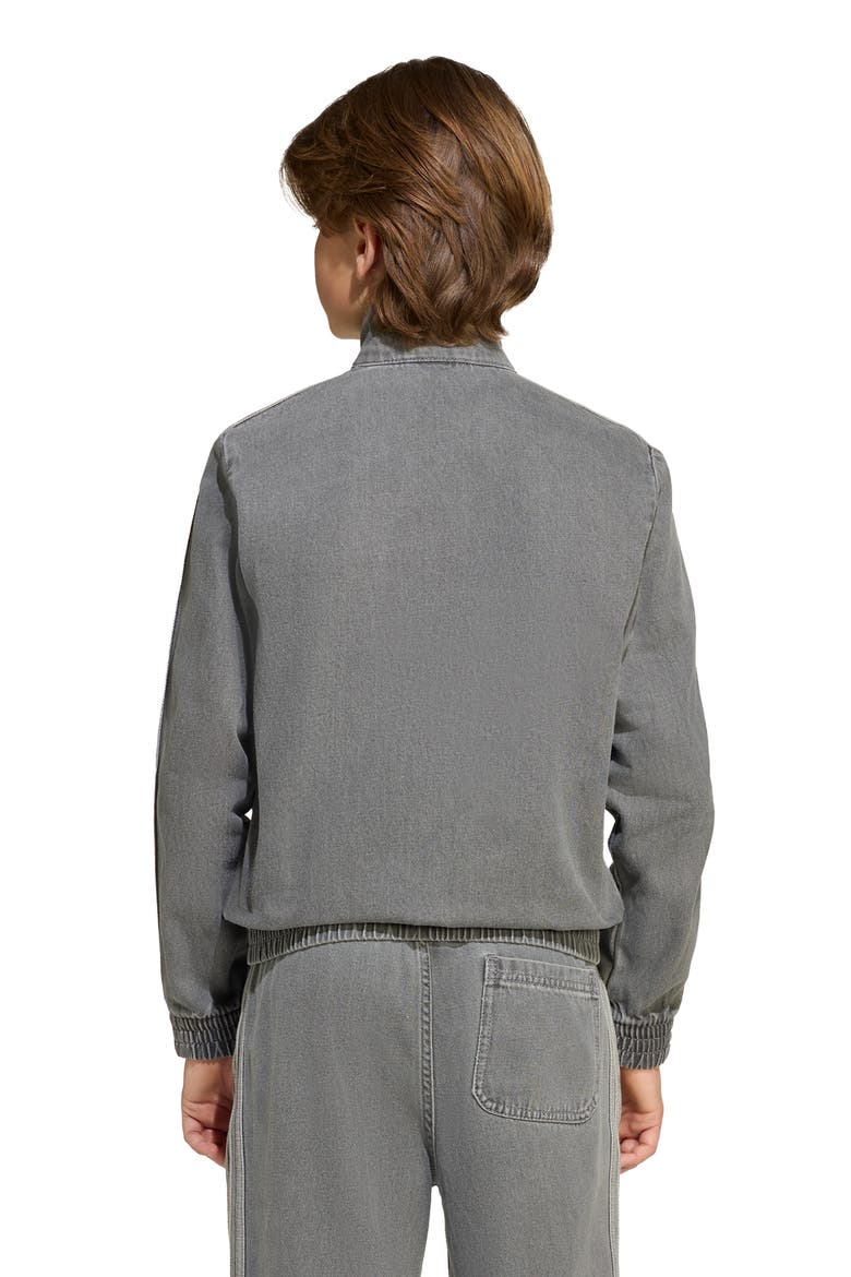Kids' Firebird Denim Track Jacket, Alternate, color, LGHDEN