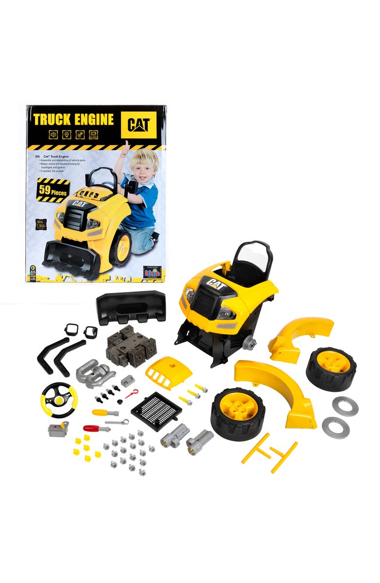 CAT Truck Engine, Kids Pretend Play, Auto Toys, Ages 3+, Alternate, color, Multicolored
