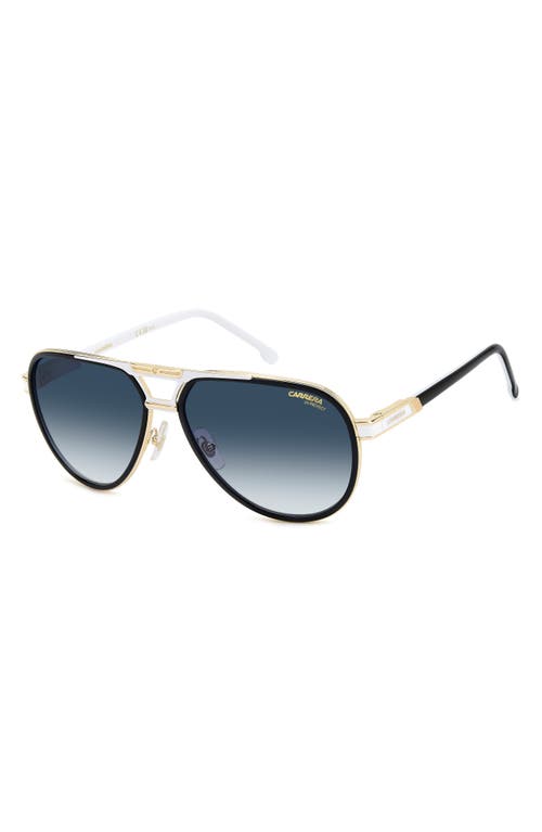 Carrera Eyewear 61mm Gradient Pilot Sunglasses