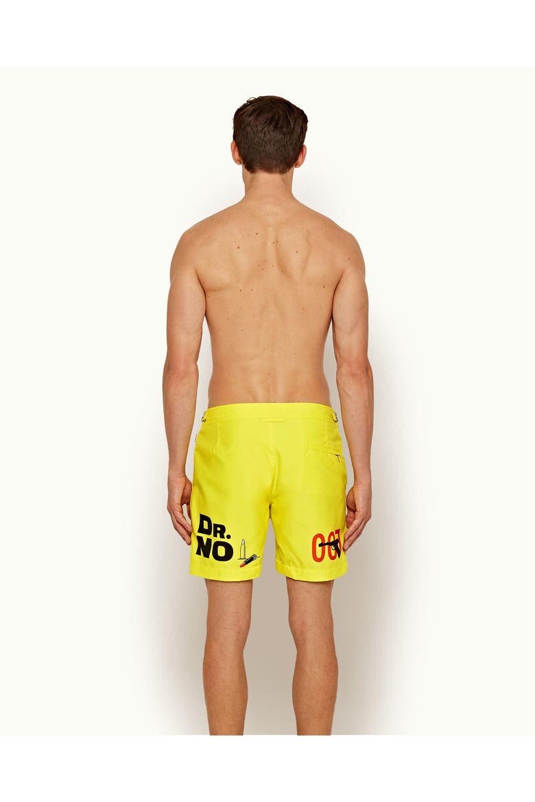 Bulldog Tailored-Fit Swim Shorts, Alternate, color, DR NO II