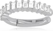 EF Collection Diamond Baguette Ear Cuff