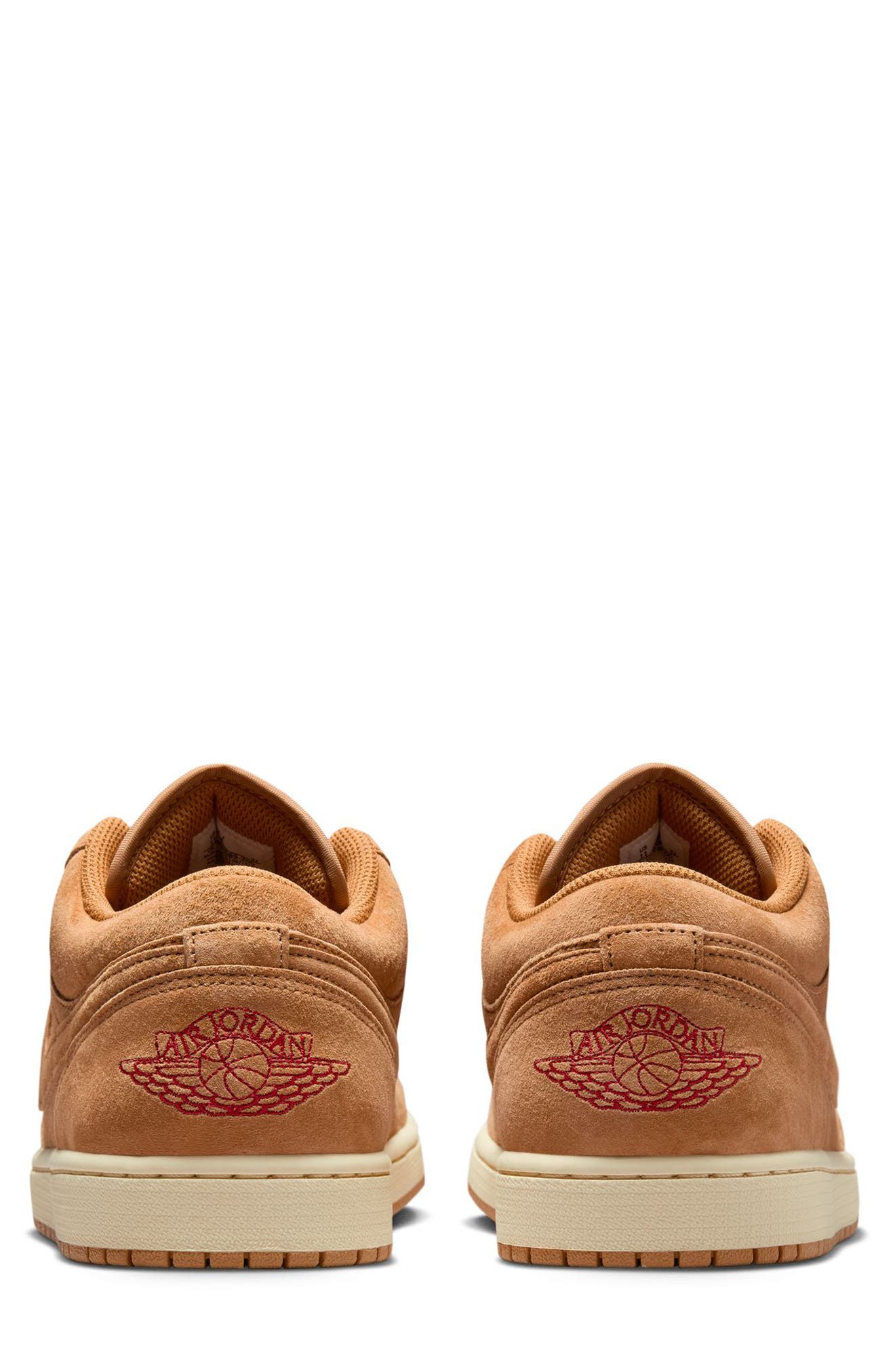 Air Jordan 1 Low SE Basketball Sneaker, Alternate, color, FLAX/ VARSITY RED