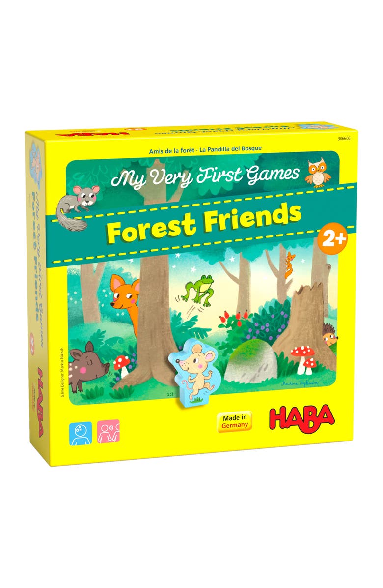 HABA My Very First Games - Forest Friends 3D Memory & Matching Game for Ages 2+, Main, color, Multi
