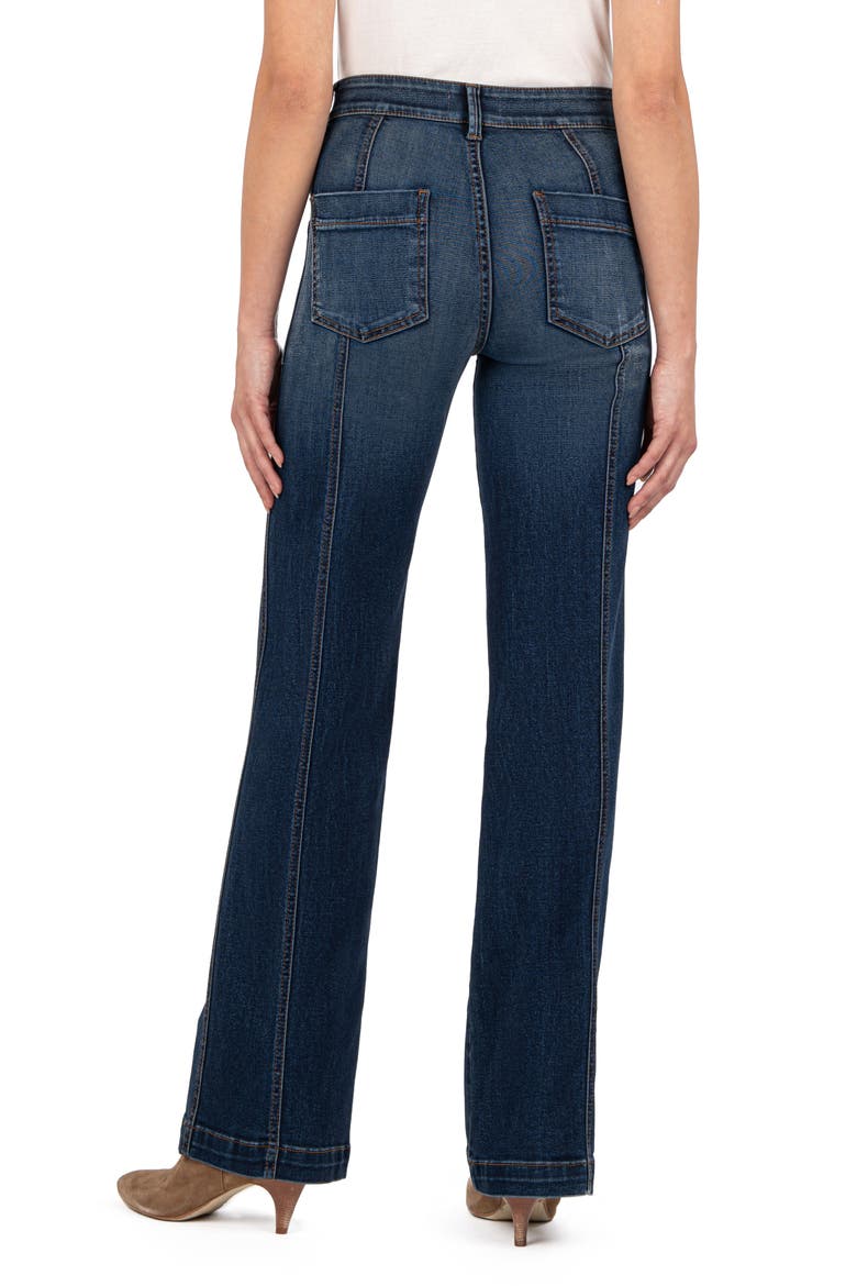 Jodi Seamed High Waist Wide Leg Utility Jeans, Alternate, color, ENERGY