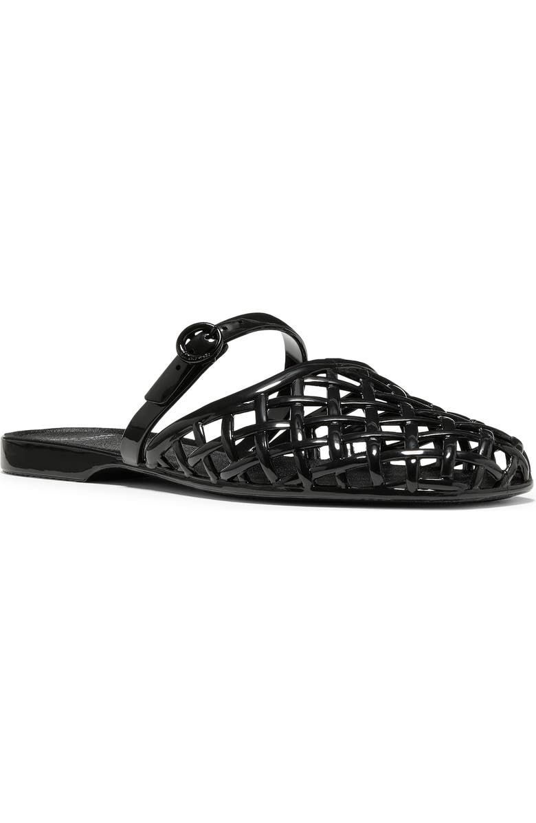 Kate Spade New York jelly fisherman mule, Main, color, Black