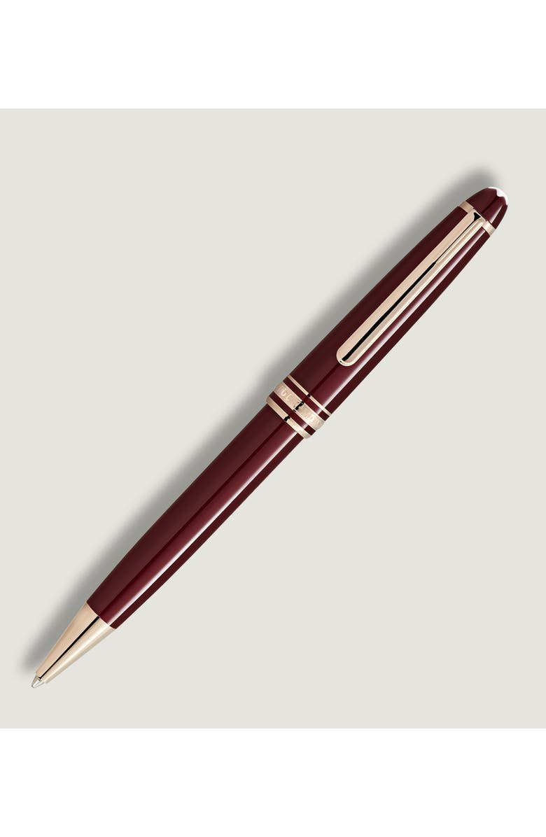 Montblanc Meisterstück Classique Burgundy Red Ballpoint Pen, Alternate, color, Burgundy