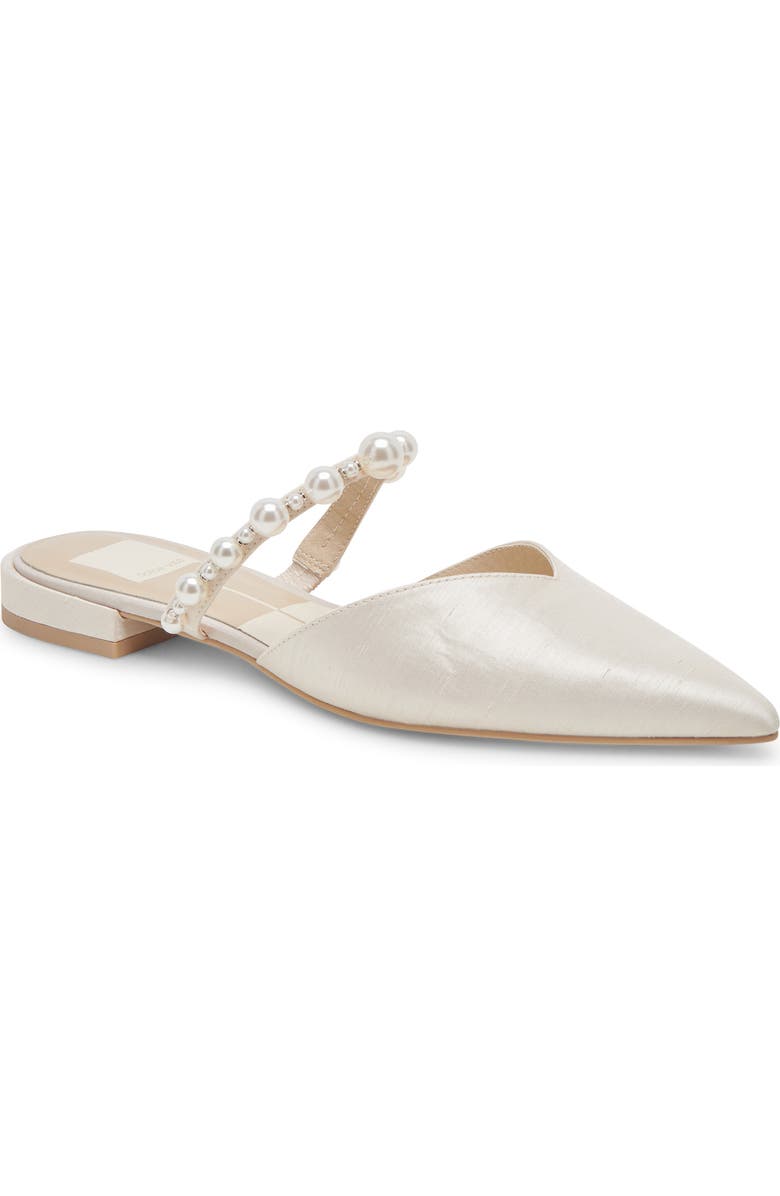 Dolce Vita Kanika Imitation Pearl Pointed Toe Mule, Main, color,