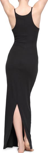 Cotton Rib Maxi Dress