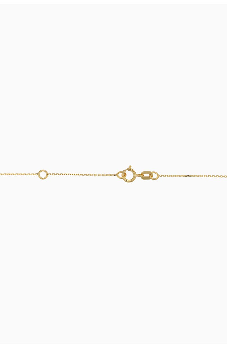 Oradina 14K Yellow Gold Flora Anklet, Alternate, color, Yellow Gold